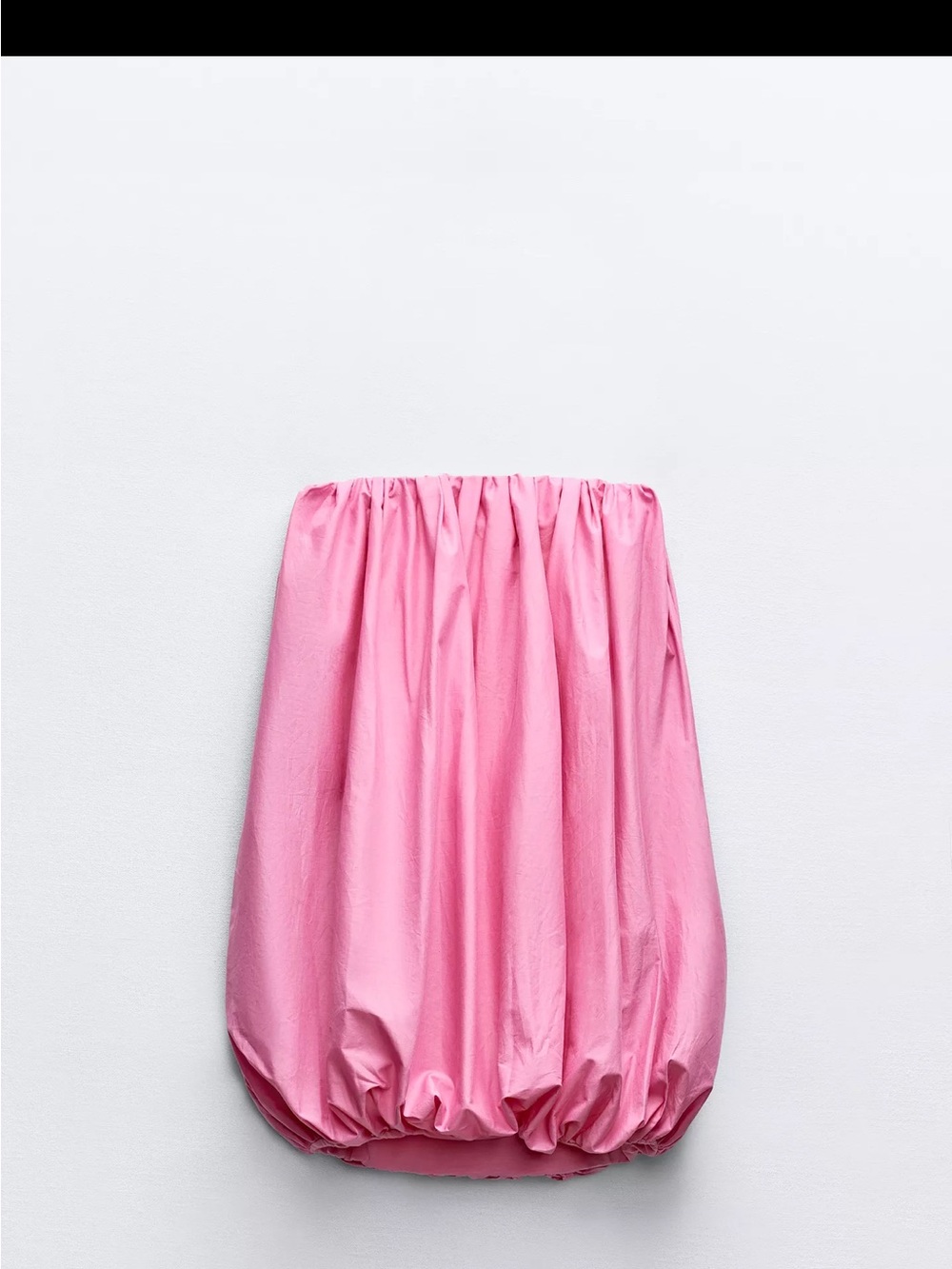 Zara Bubble Hem Mini Dress in Pink